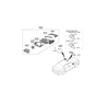 Diagram for Hyundai Car Mirror - 87610-C2000