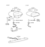 Diagram for Hyundai Sonata Light Socket - 92752-34050