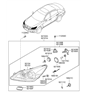 Diagram for Hyundai Sonata Light Socket - 92166-3K000