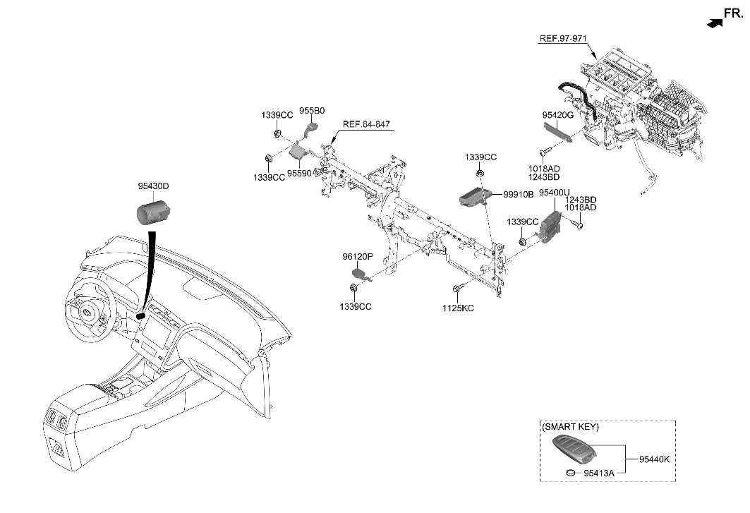 Hyundai 95400-K5012 UNIT ASSY-IBU