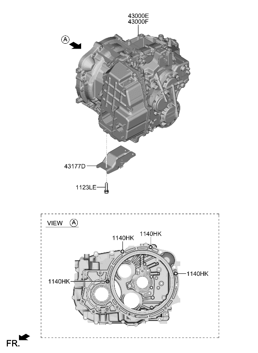 Hyundai 430F0-2N081 TRANSMISSION ASSY-DCT