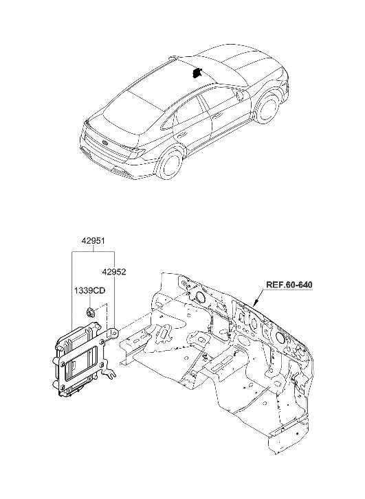 Hyundai 42951-2N020 SBW CONTROL UNIT