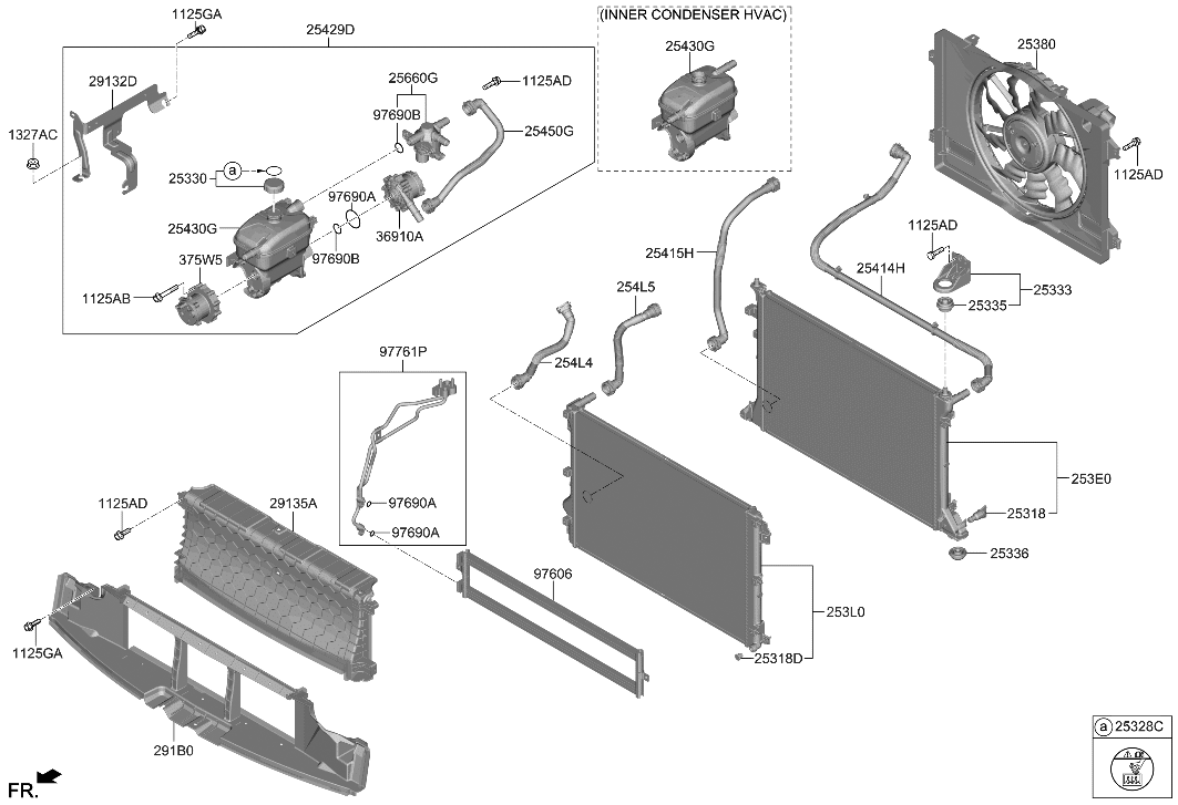 Hyundai 25414-KL500 HOSE ASSY-RADIATOR,UPR