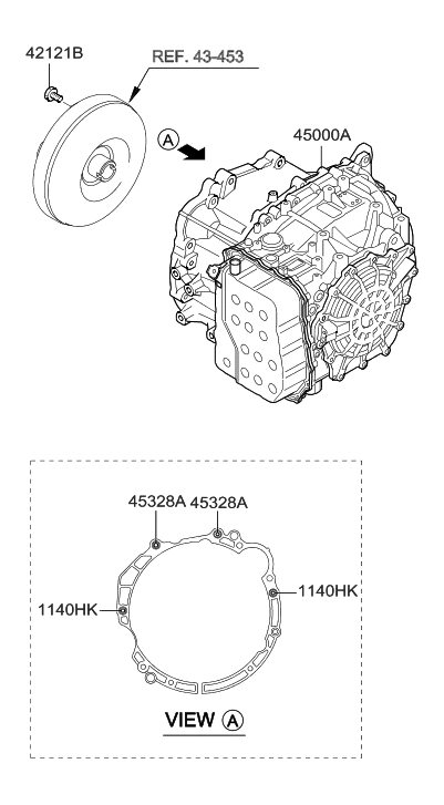 Hyundai 00268-3BPB2 Reman Auto Trans