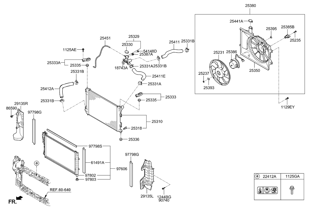 A Genuine Hyundai Condenser Assembly Cooler