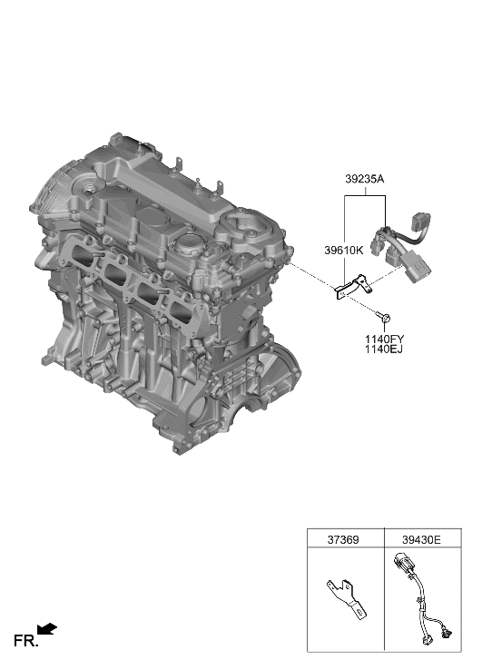 Hyundai 39422-2S210 BRKT Wire-Ex