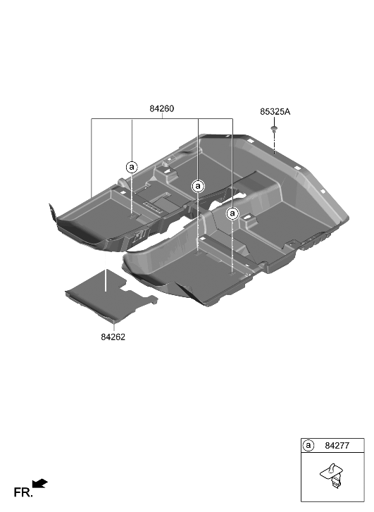 Hyundai 84260-J9120-TRY Carpet Assembly-Floor