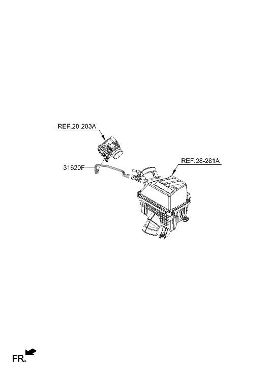 Hyundai 31620-J9110 Check Valve Assembly-EJECTOR Tube