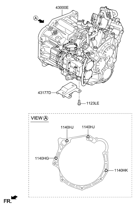 Hyundai 430F0-2D034 Transmission Assembly-DCT