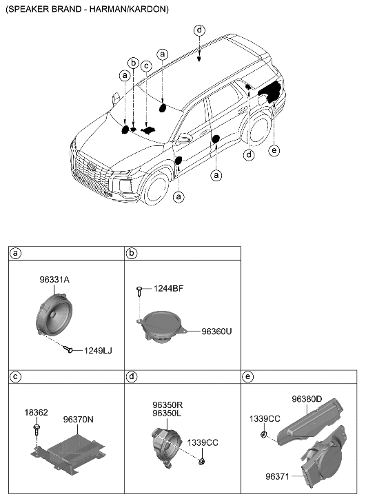 Hyundai 96370-S8700 EXTERNAL AMP ASSY