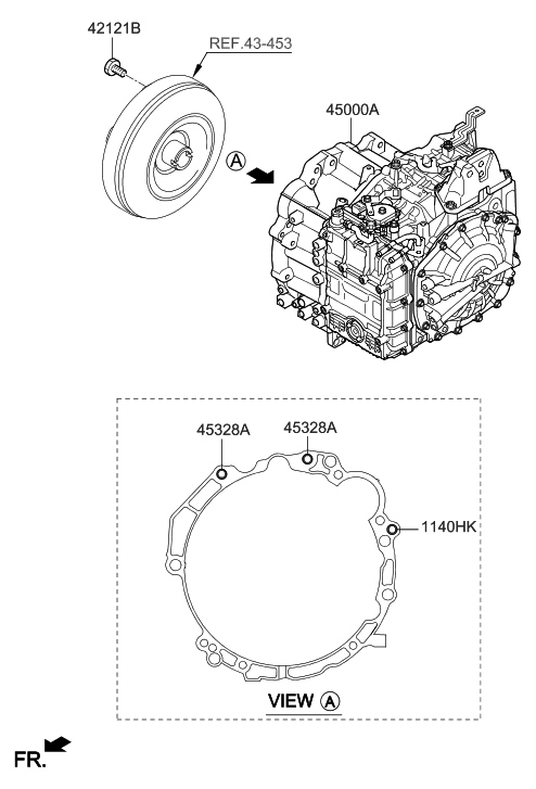 Hyundai 45000-4GDN0 Ata & TQ/CONV Assembly