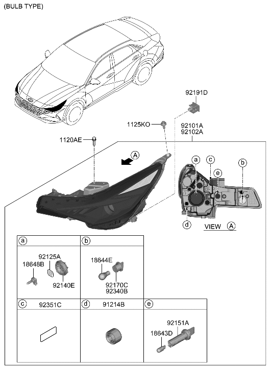 Hyundai 92111-AA000 Pad