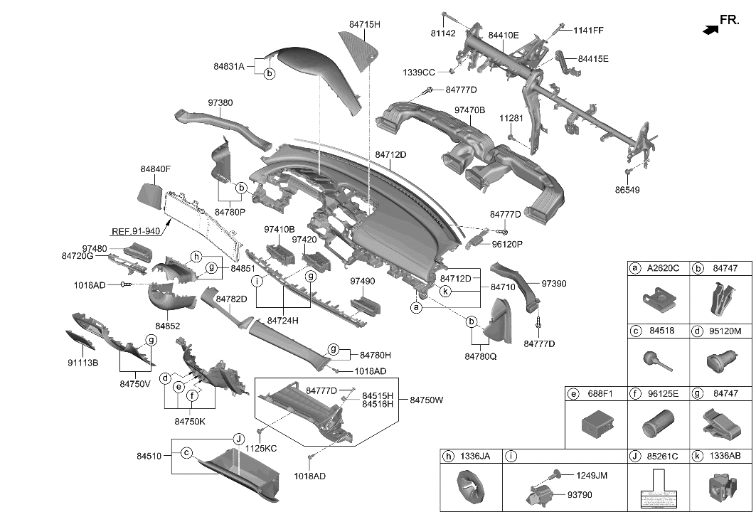 Hyundai 92900-IB900 UNIT ASSY-MOOD LAMP