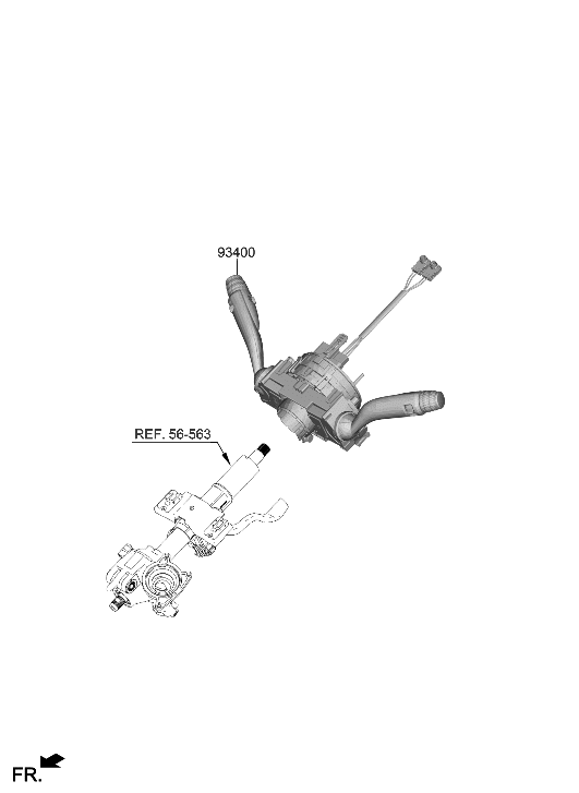 Hyundai 934B2-IB050 SWITCH ASSY-MULTIFUNCTION