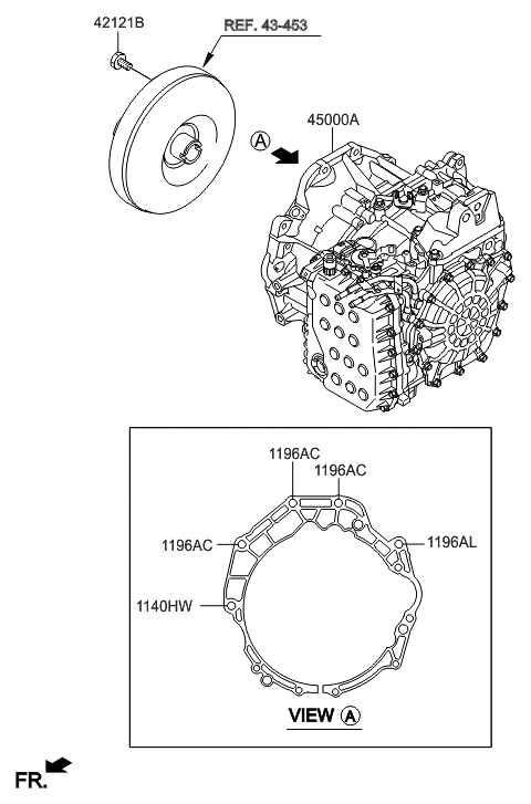 Hyundai 00268-3BGP4 Reman Transmission