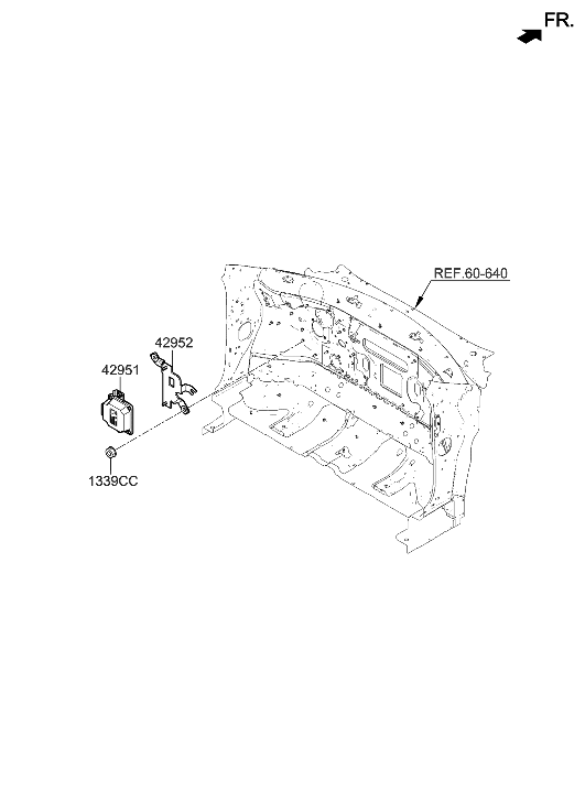 Hyundai 42951-18110 SBW CONTROL UNIT