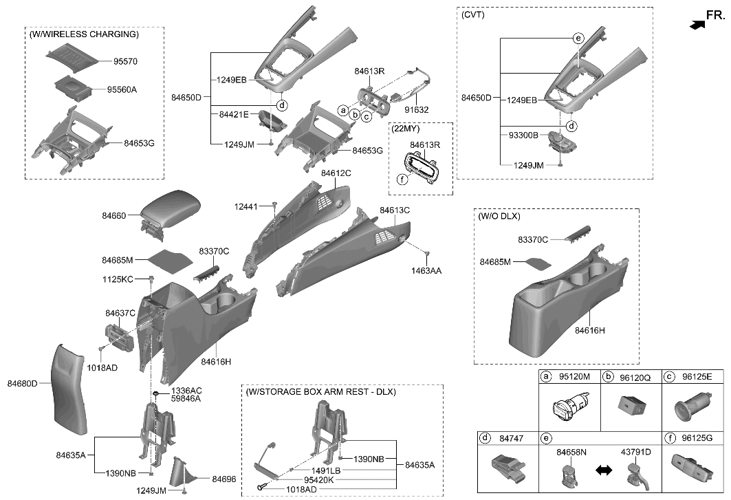 Hyundai 96125-K2020-4X Charger Assembly-Usb