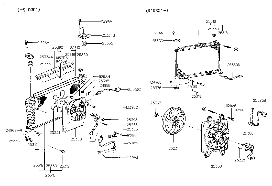 Hyundai 25335-33010 Insulator-Radiator Mounting,Upper