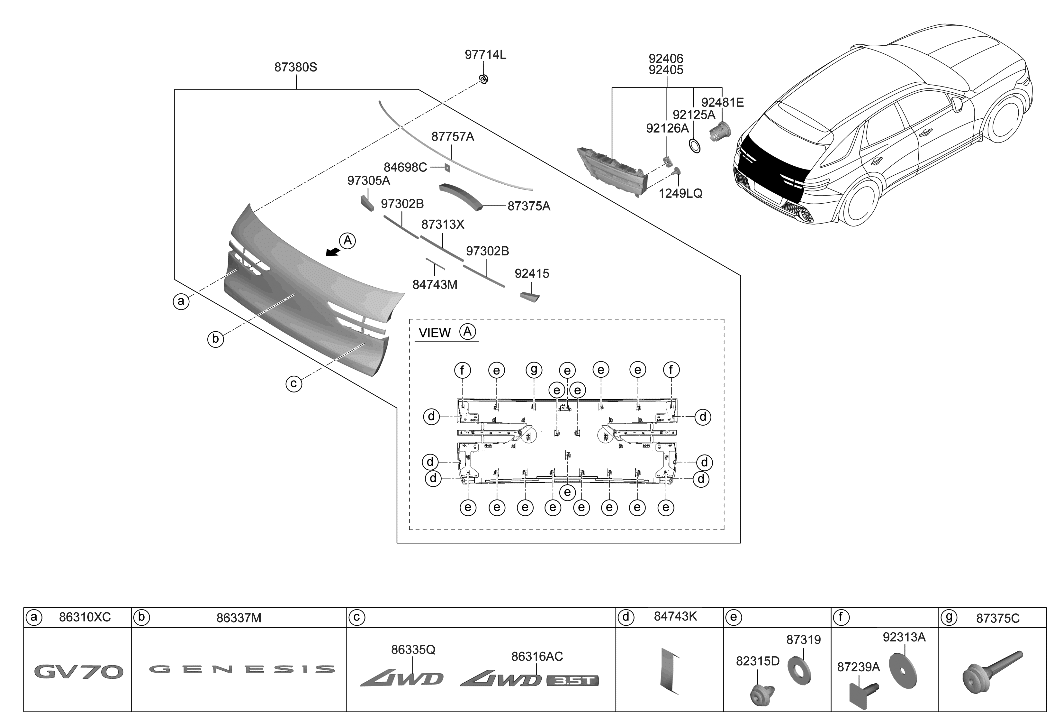 Hyundai 87336-AR000 PAD-SEALING