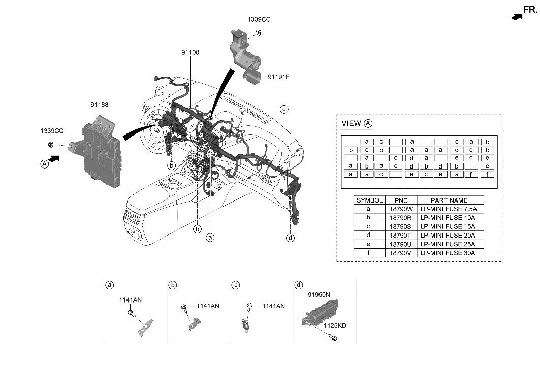 Hyundai 91905-S2020 Junction Box Assembly-I/PNL