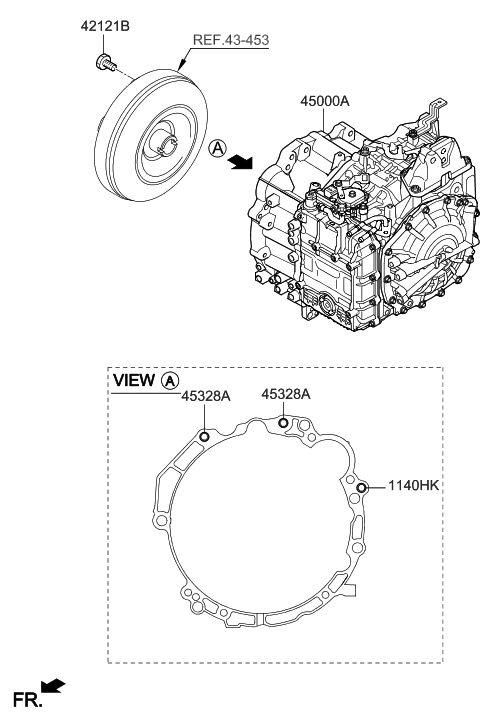 Hyundai 45000-4GDX5 Ata & TQ/CONV Assembly