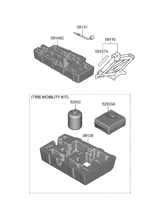 Hyundai 09149-S2600 Case-Tool