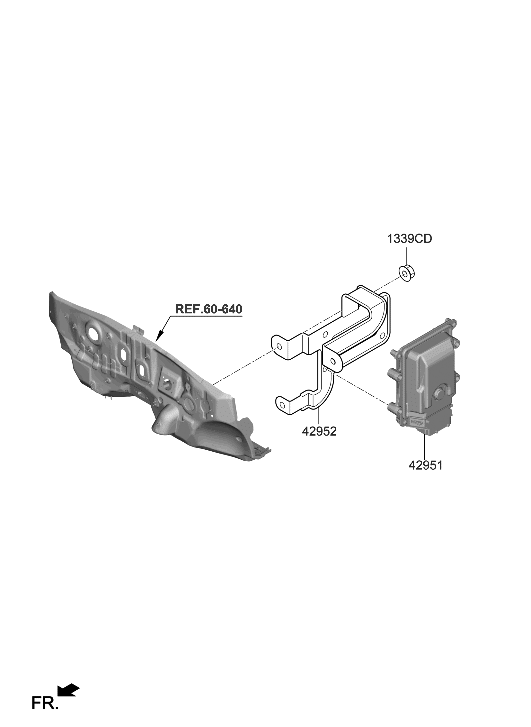 Hyundai 42951-4G080 SBW Control Unit