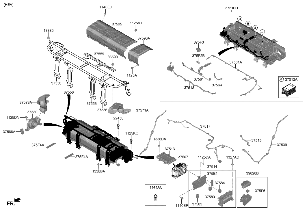 Hyundai 37513-G2220 Battery Management System