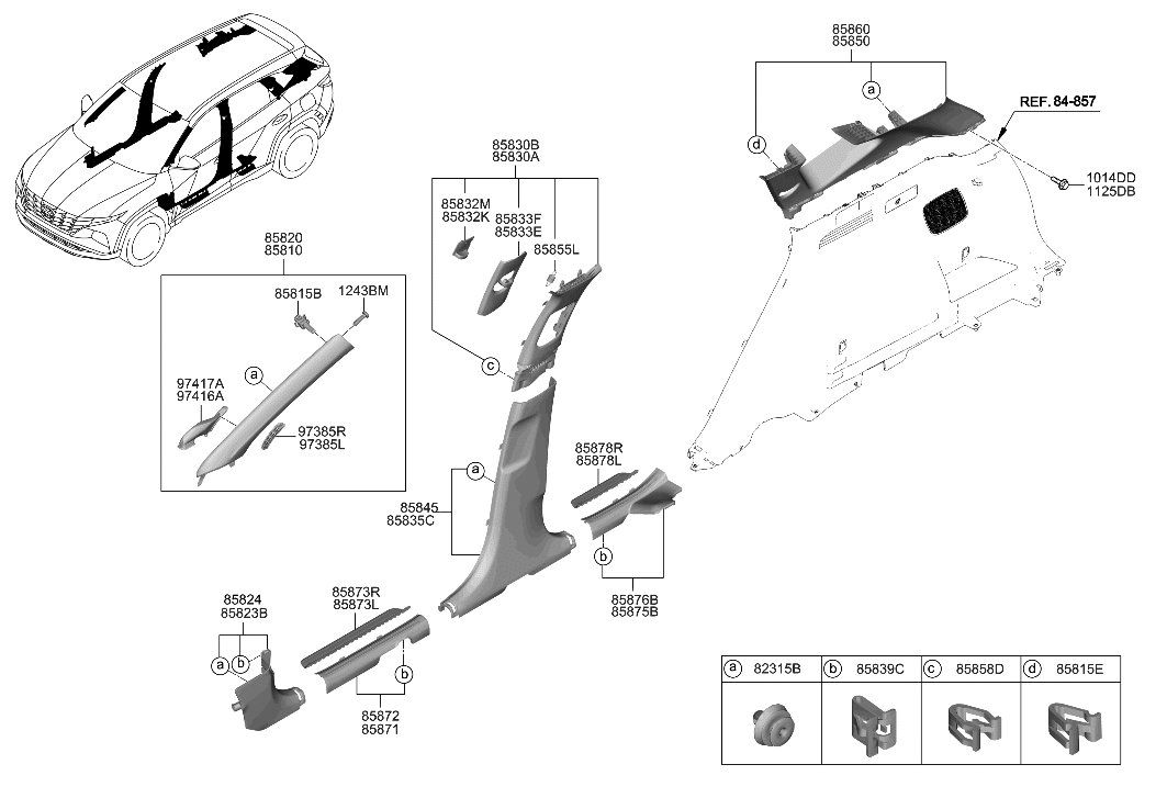 Hyundai 85844-CW000-MMH Knob-Height Adjuster,RH