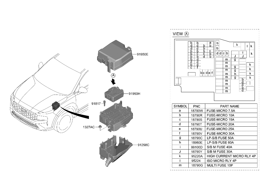 Hyundai 91956-CL025 UPR COVER-ENG ROOM BOX