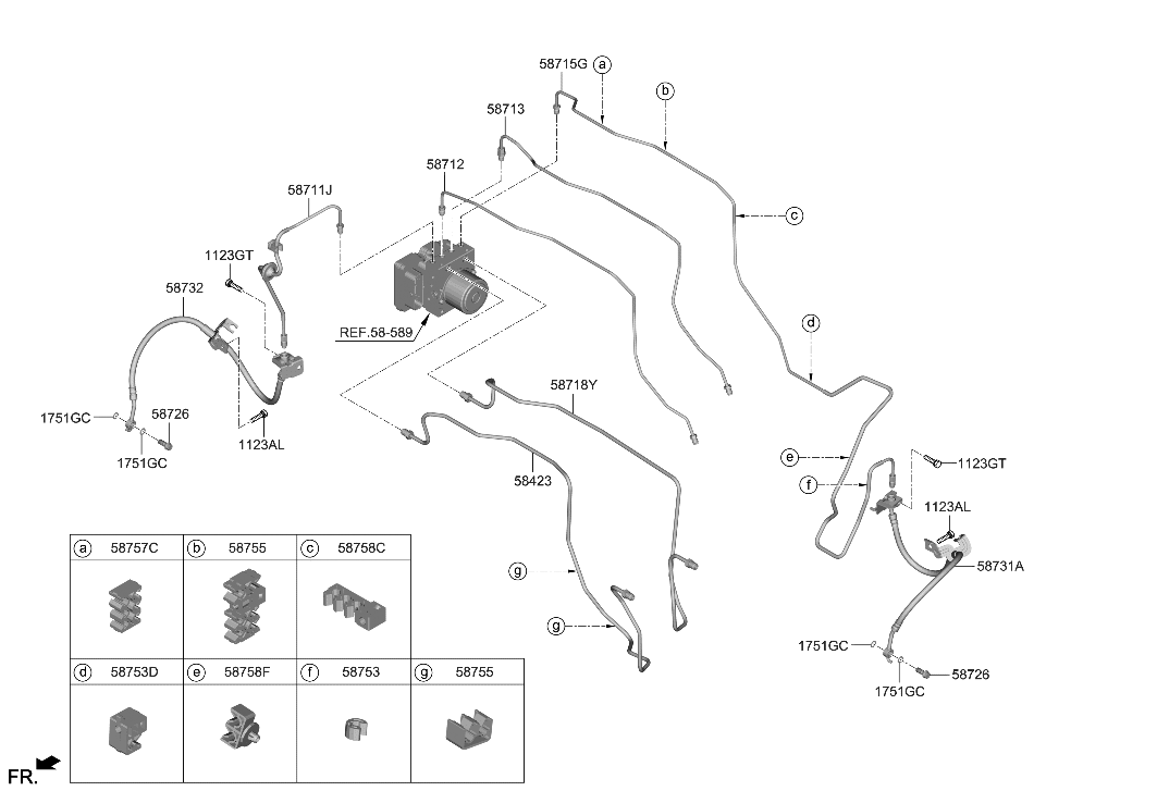 Hyundai 58751-G6530 Clip