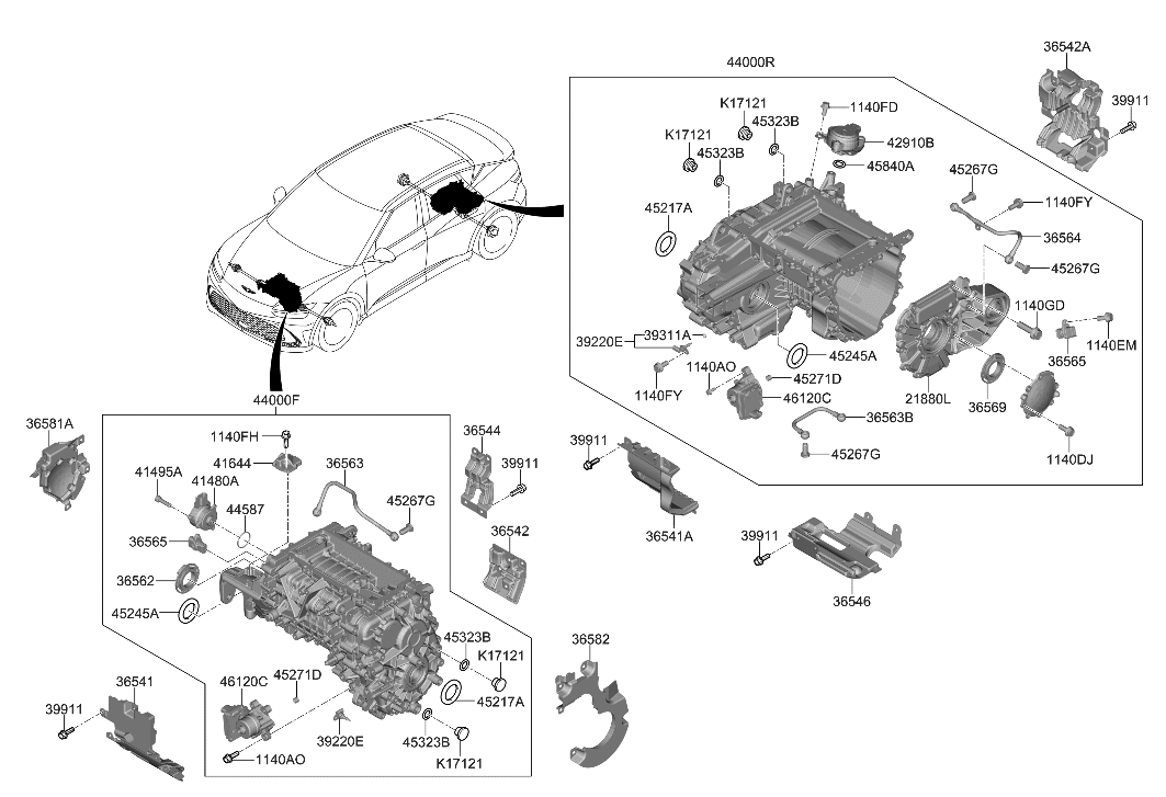 Hyundai 41495-2D500 Bolt