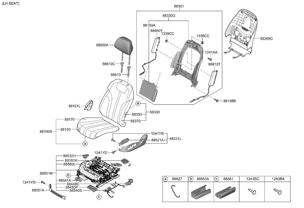 Hyundai 80650-JI000 CTR A/BAG MODULE-FR,LH