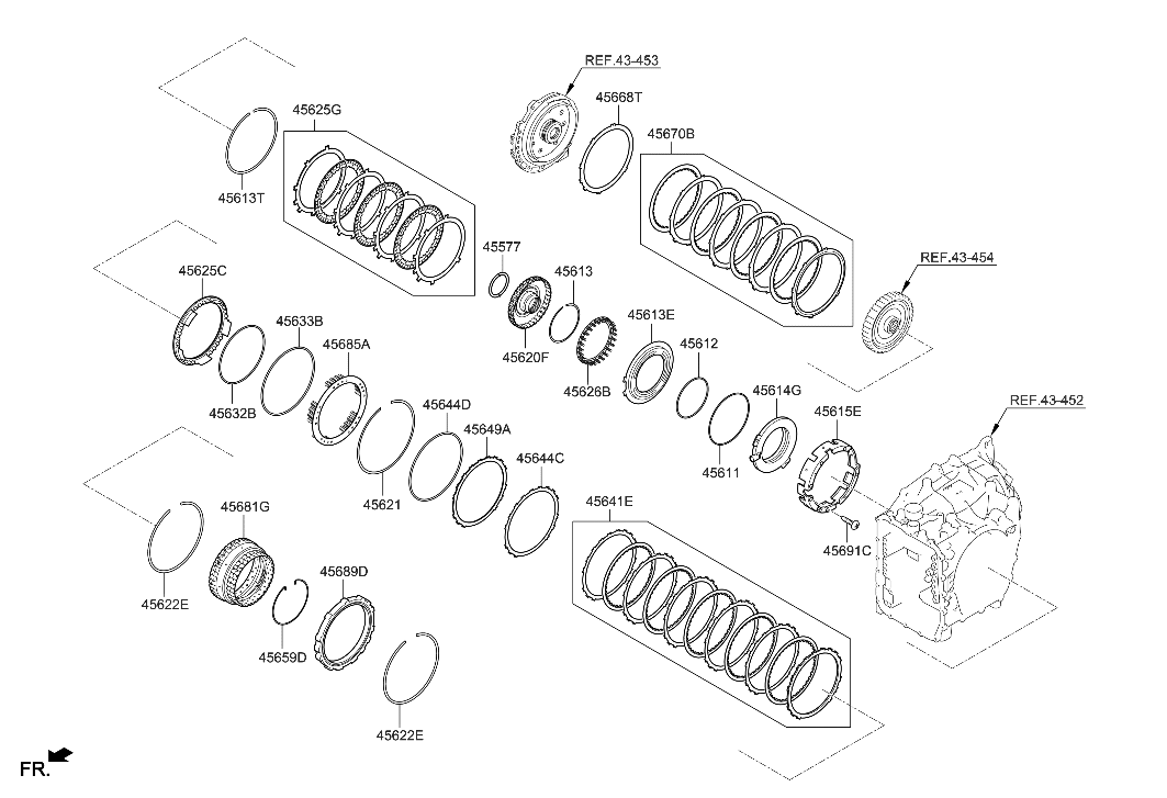 Hyundai 45614-3D800 CHAMBER-U/D BRAKE