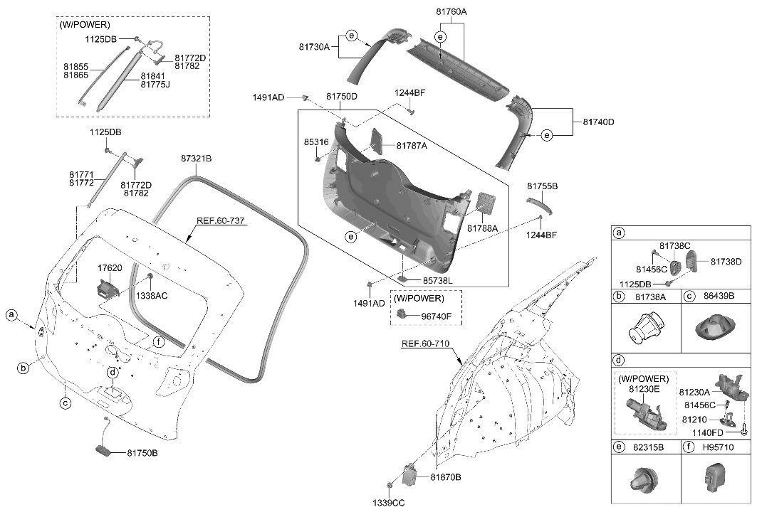 Hyundai 81751-N9200-NNB Grip Handle-Tail Gate