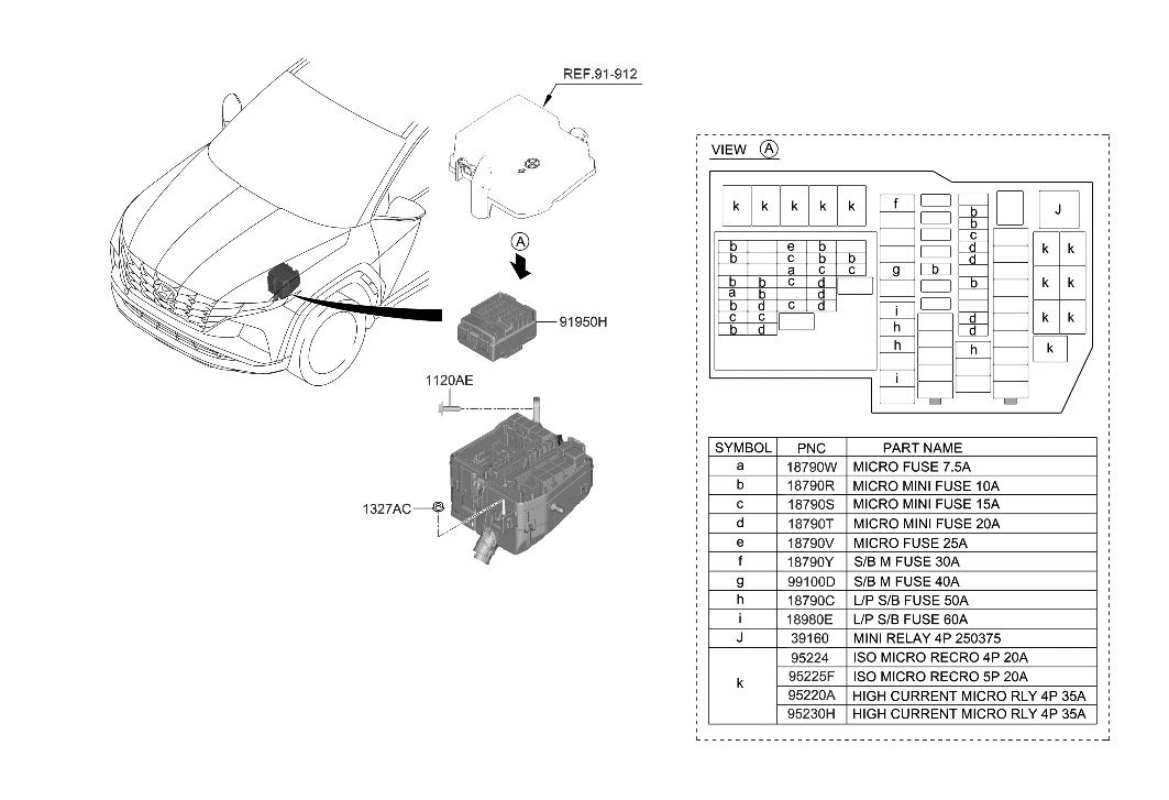 Hyundai 91959-N9030 PCB BLOCK ASSY