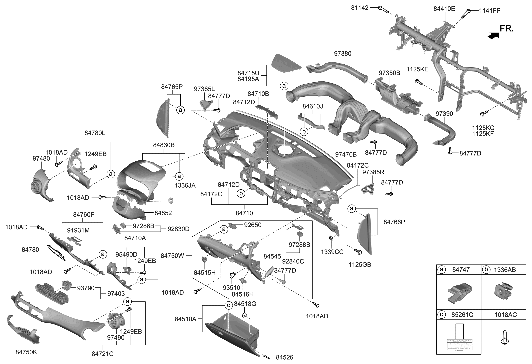 Hyundai 84753-I3100-TRY COVER ASSY-FUSE BOX