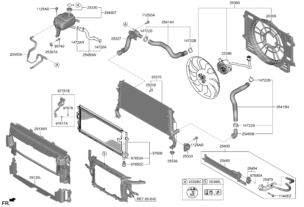 Hyundai 25400-I3000 COOLER ASSY-T/M OIL