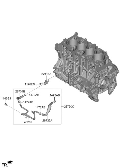 2023 Hyundai Santa Cruz Rocker Cover Diagram 2