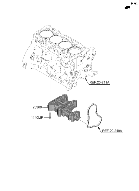 2022 Hyundai Santa Cruz Balancer Belt Train Diagram