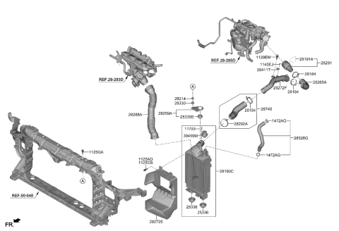 2023 Hyundai Sonata Turbocharger & Intercooler Diagram 2