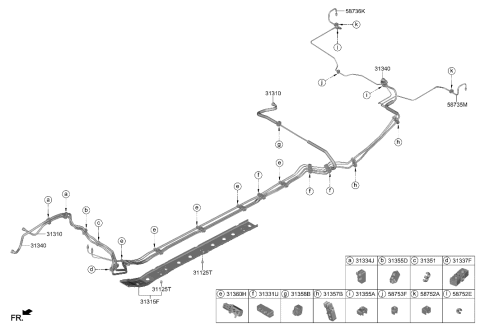 2023 Hyundai Sonata Fuel Line Diagram 1