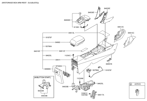2014 Hyundai Elantra GT Smartkey Antenna Diagram for 95420-A5200