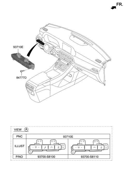 2022 Hyundai Palisade Switch Diagram