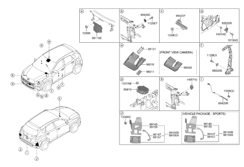 2023 Hyundai Kona Relay & Module Diagram 1