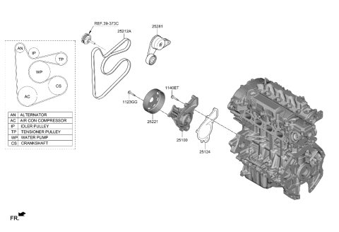 2023 Hyundai Kona Coolant Pump Diagram 2