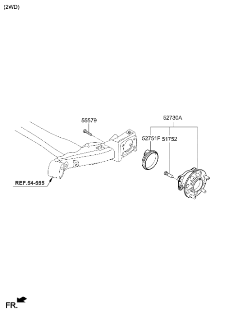 2022 Hyundai Kona Rear Axle Diagram 1