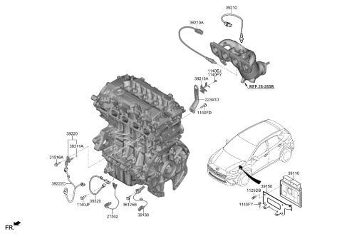 2022 Hyundai Kona Electronic Control Diagram 2