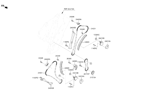 2023 Hyundai Palisade Camshaft & Valve Diagram 2