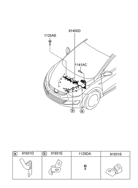 2013 Hyundai Elantra Control Wiring Diagram